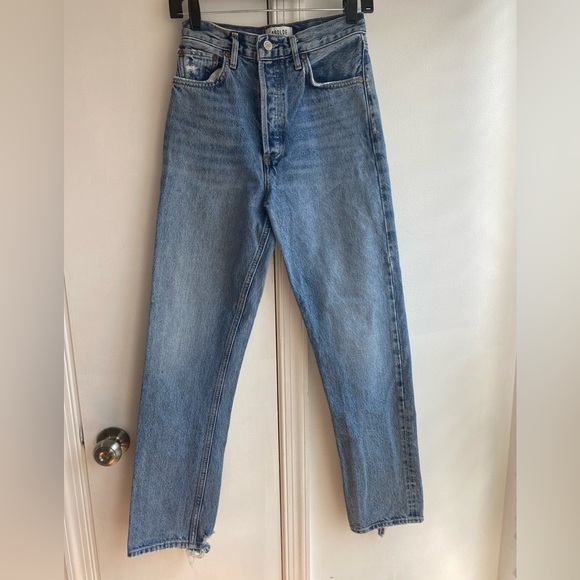 AGOLDE 90s Pinch Waist High Straight Jeans size 25 - Picture 1 of 9